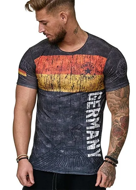 3D t shirt male/female casual top flag russia print fashion t-shirt short sleeve Summer white tops tees