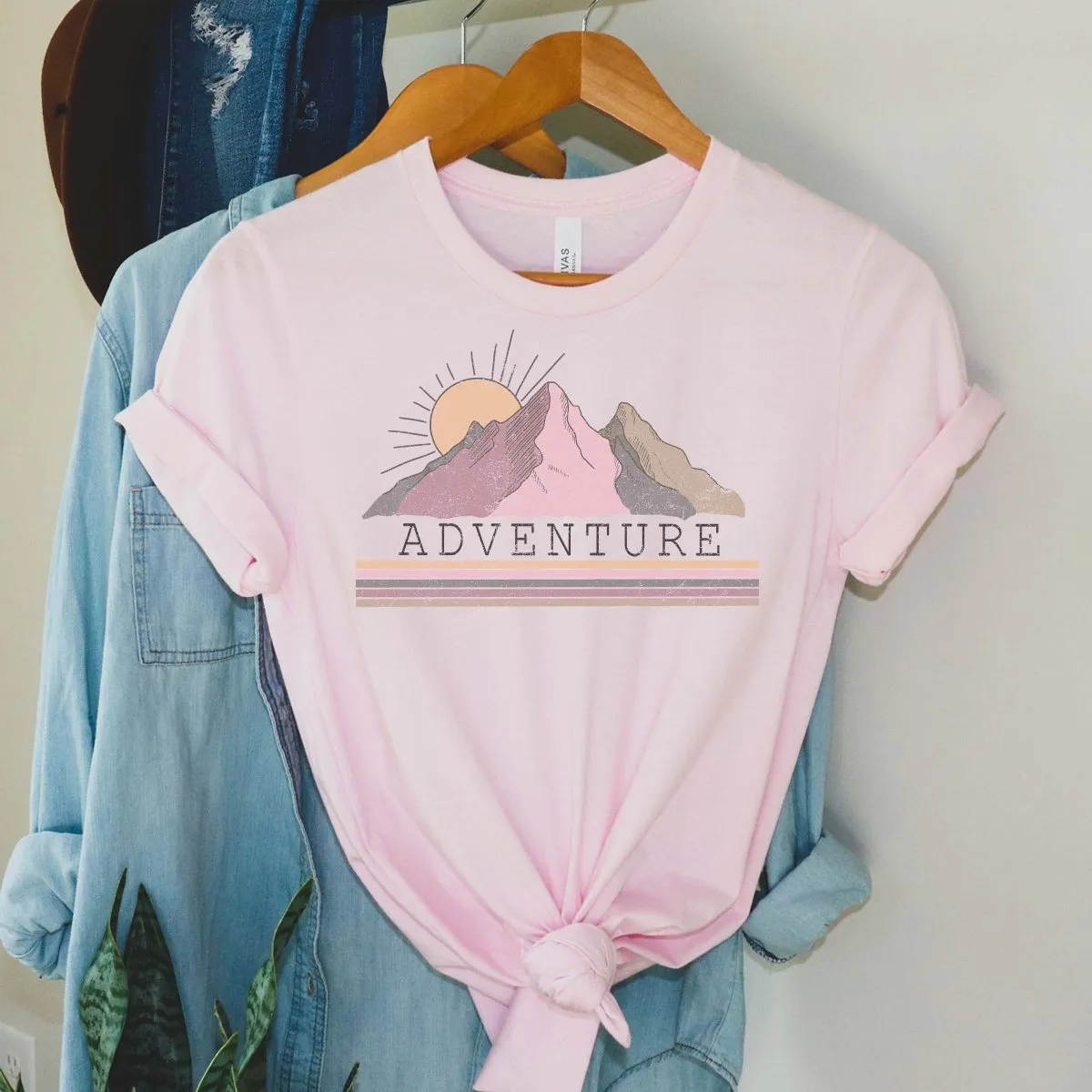 Adventure Mountains Retro Tee