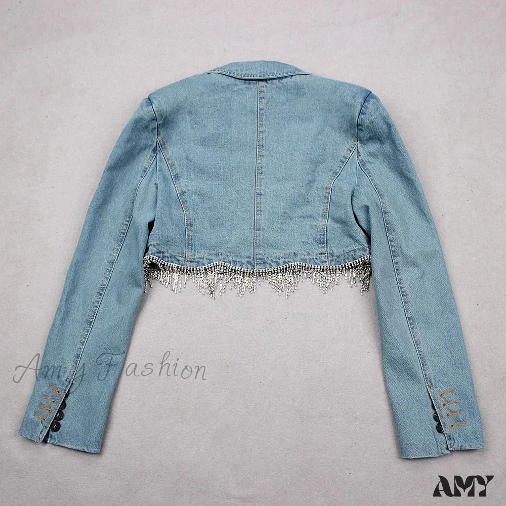 Amy Fashion - Fashion High Street Denim Coats