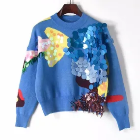 Andy Warhol Sequin Sweater