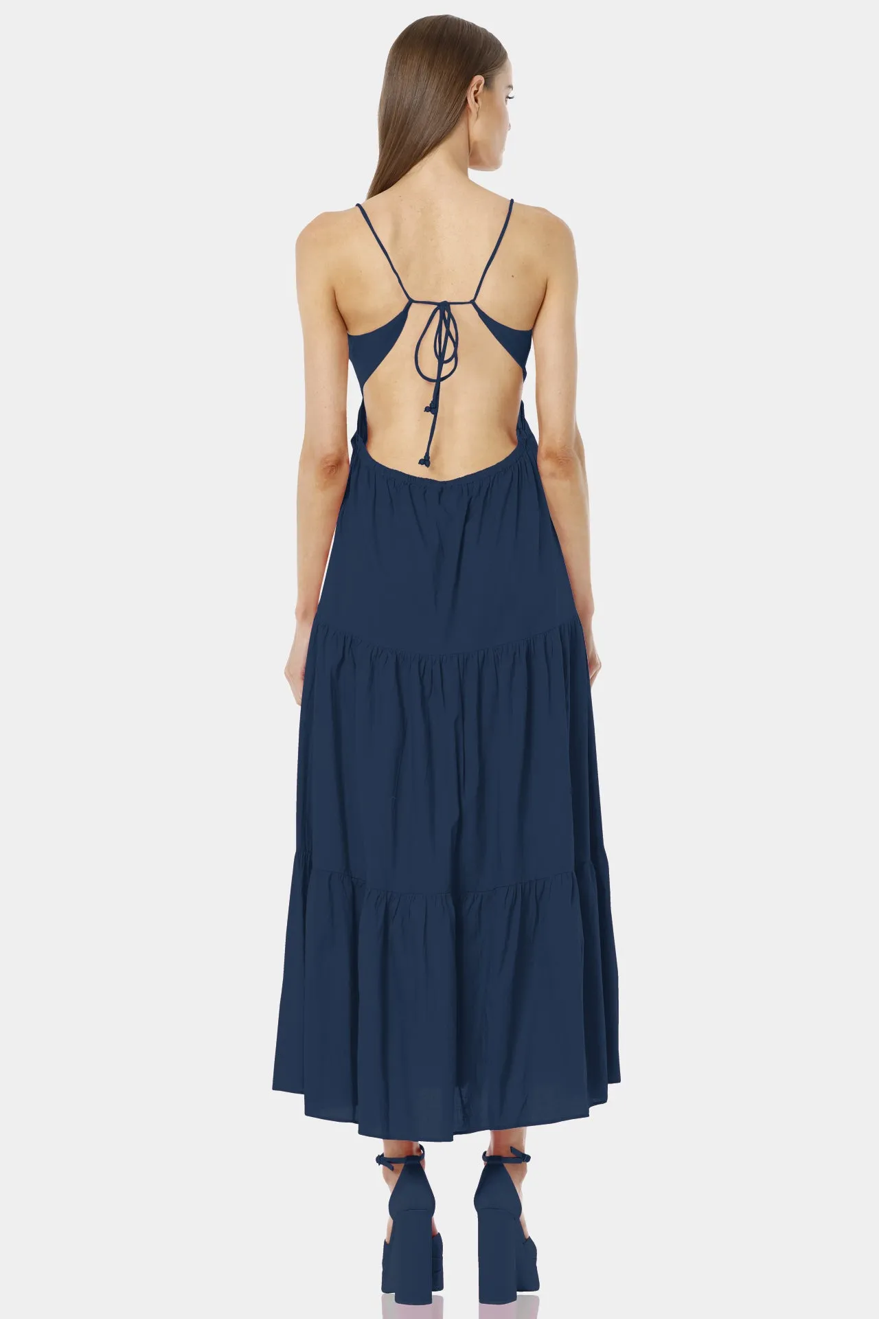 Blue Long Sun Dress