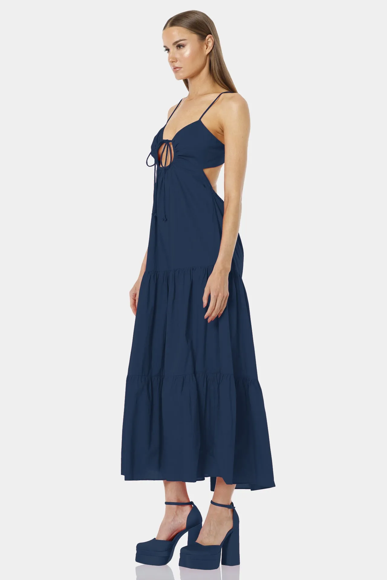 Blue Long Sun Dress