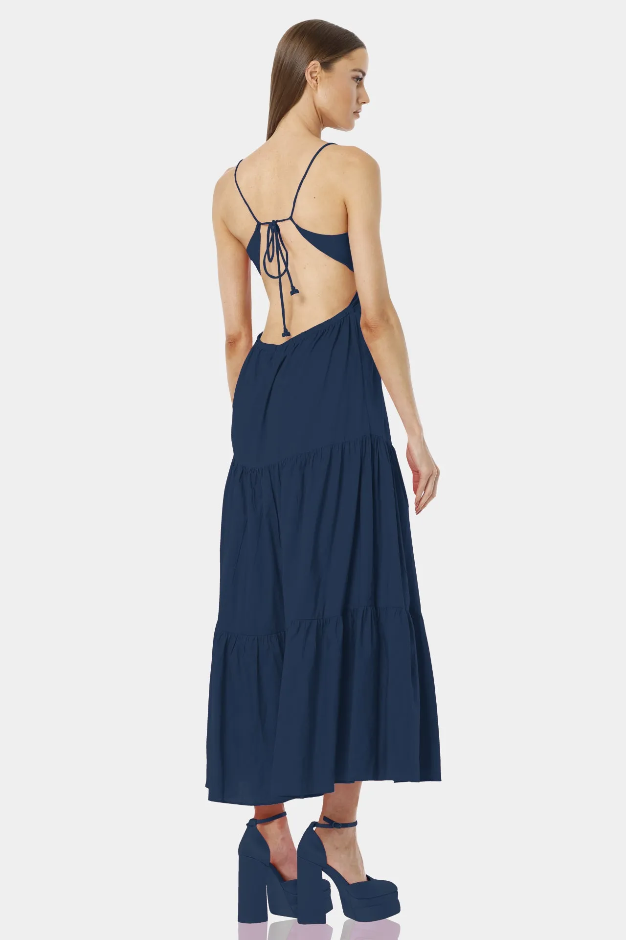 Blue Long Sun Dress