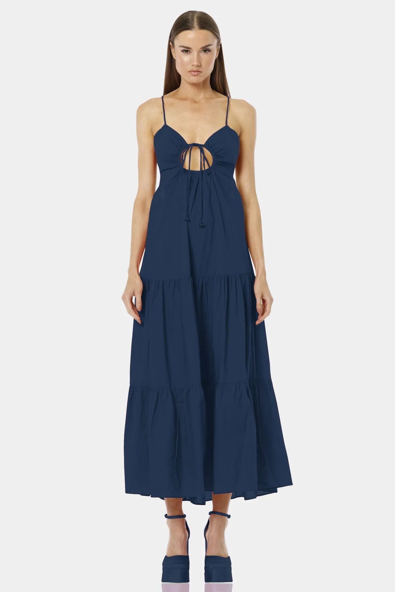 Blue Long Sun Dress