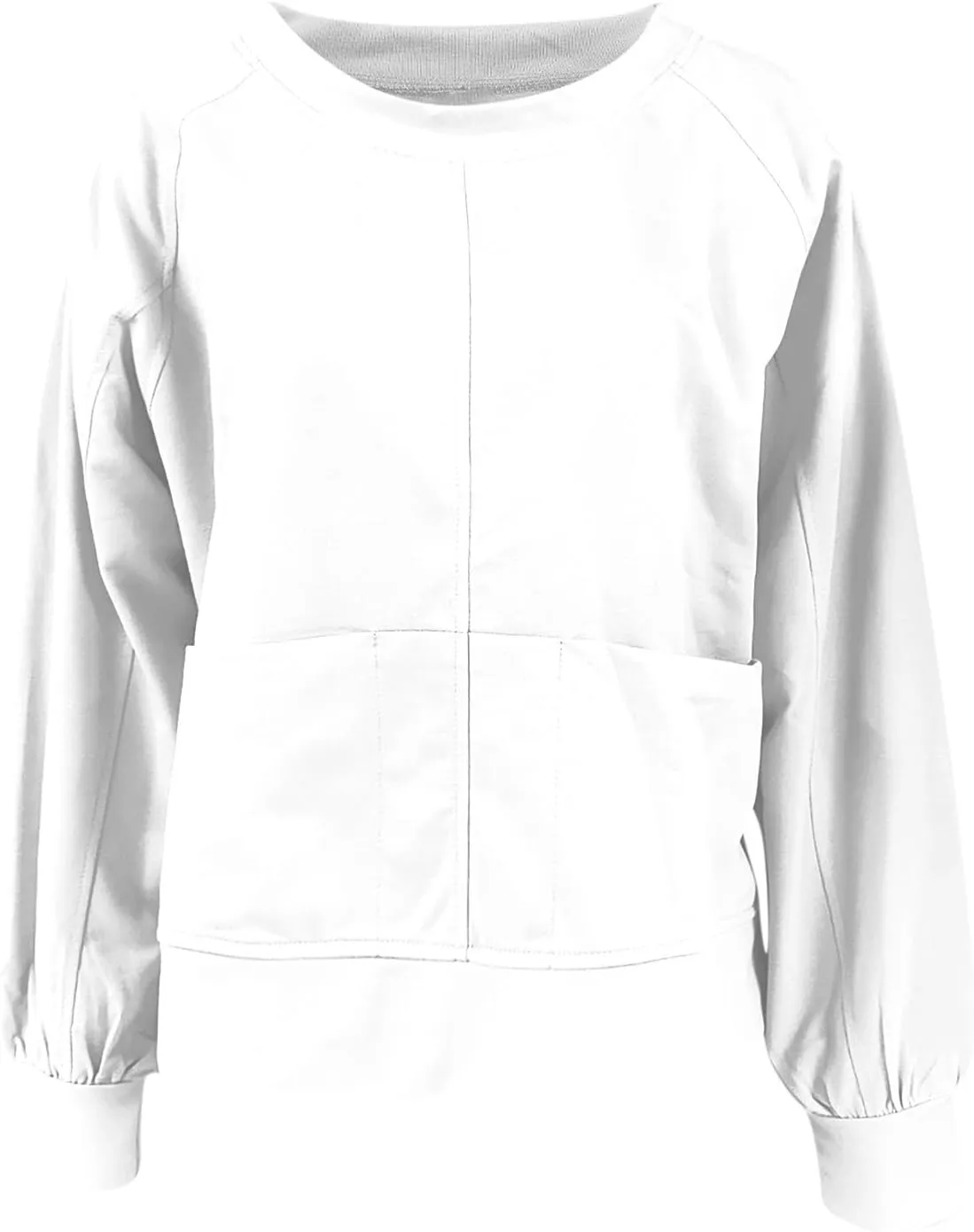 Borniu Women's Oversized Lightweight Sweatshirt with Side Slit Soft Crew Neck Pullover Long Sleeve Tops 2024 Fashion Clothes