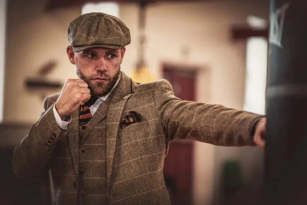 Brown Suit, 3-Piece Suit, Blazer, Waistcoat, and Trousers