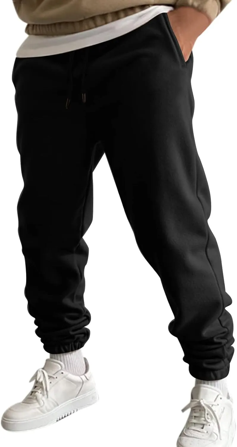 Cargo Pants for Men Big and Tall Pants Elastic Waist Sweatpants for Men Casual Long Trousers Light Jogger Pants Men's