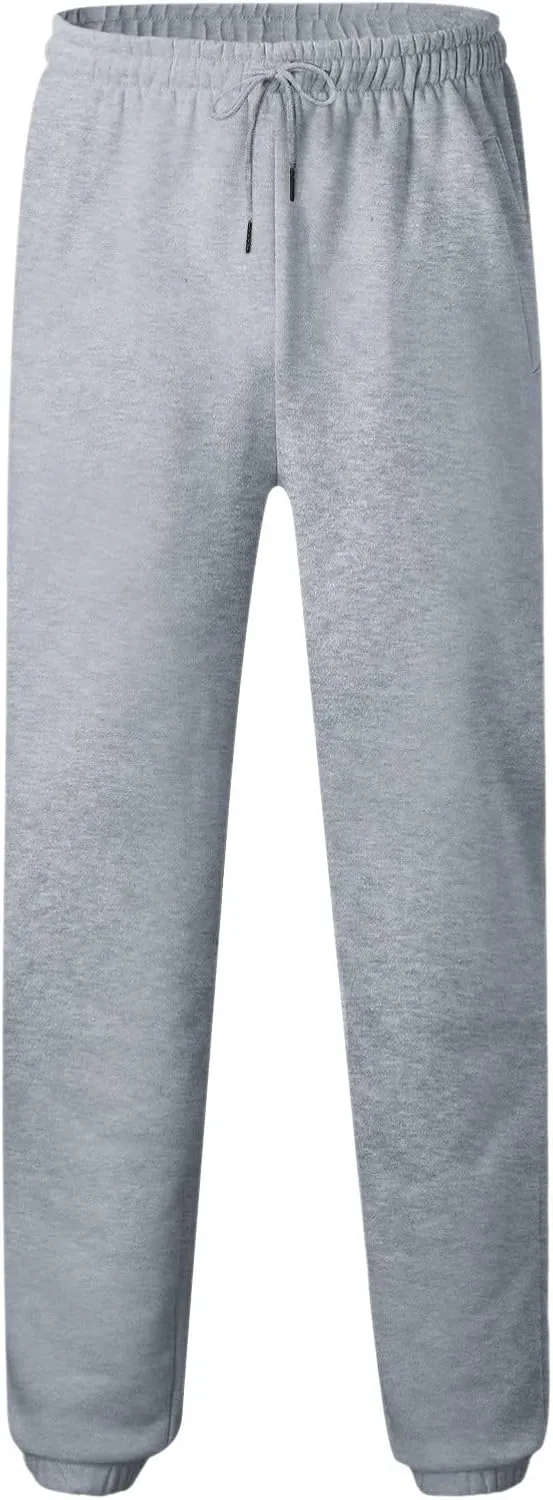 Cargo Trousers for Men Sweatpants for Men Men's Sweatpants Casual Lounge Cotton Pants Open Bottom Straight Leg Sweat