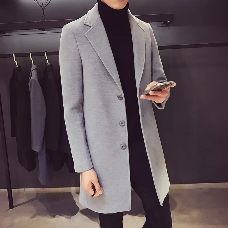 Casual Business Overcoat for Men