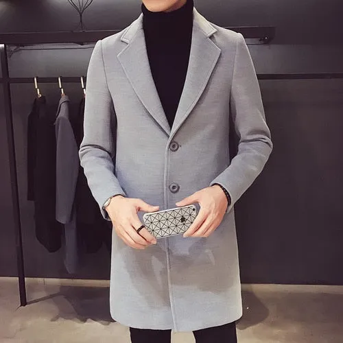 Casual Business Overcoat for Men