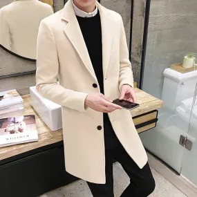 Casual Business Overcoat for Men