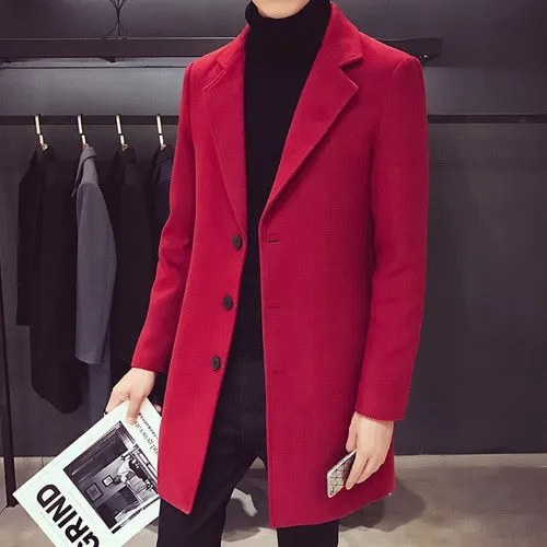 Casual Business Overcoat for Men
