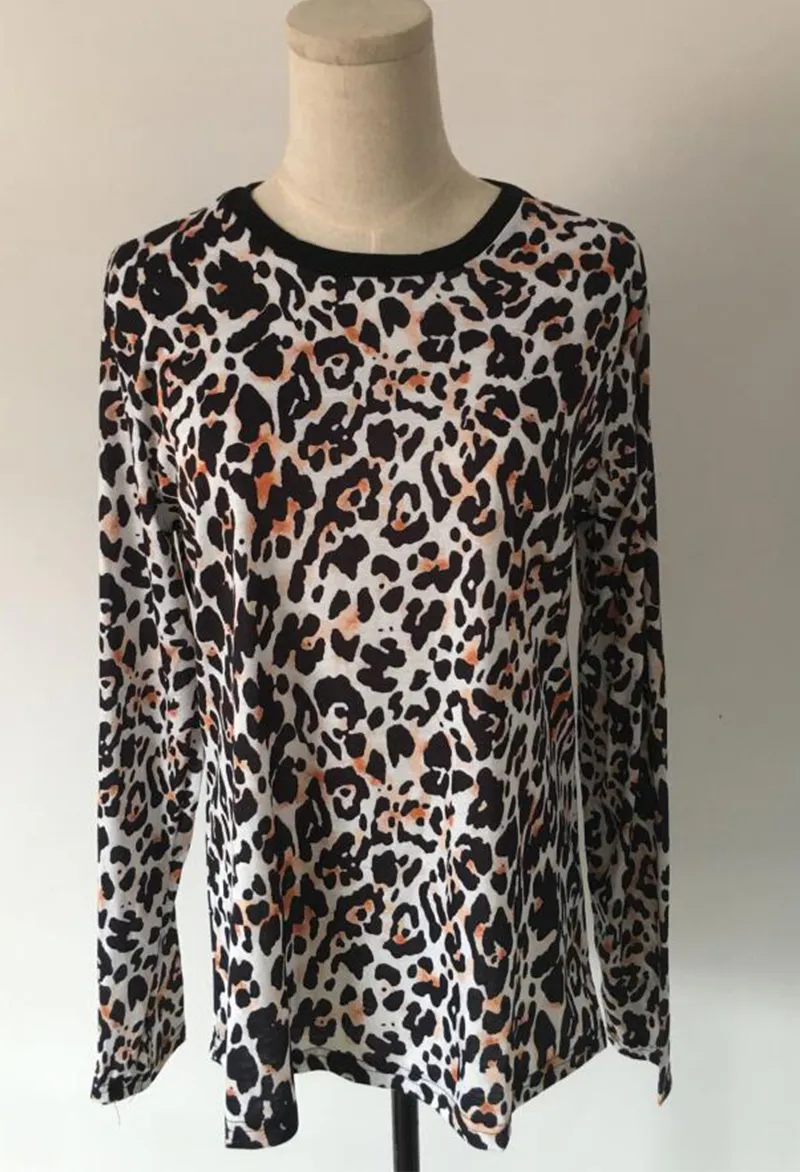 Casual Leopard Patchwork Tops(3 Colors)