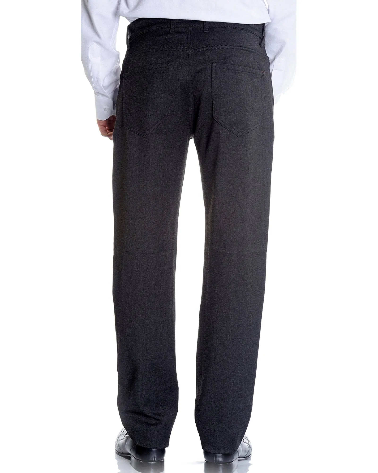 Charcoal Stretch Slim Fit 5-Pocket Jean