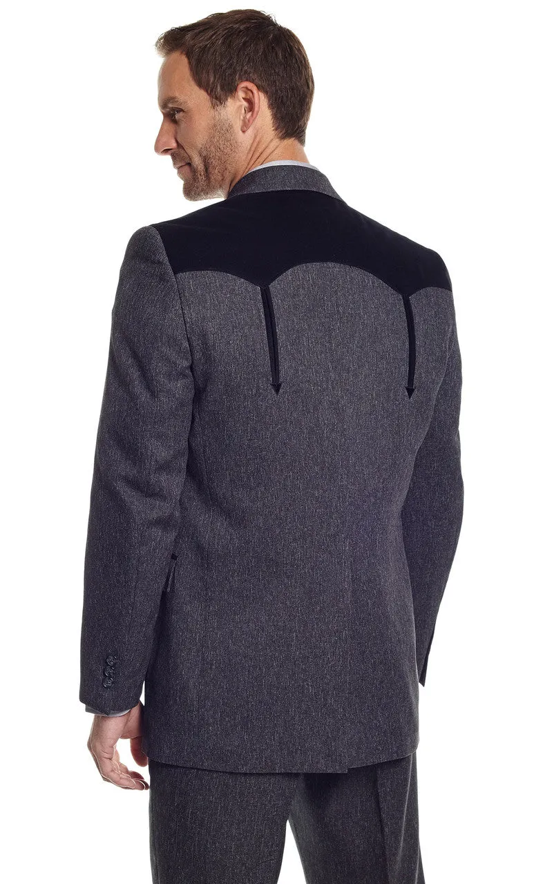 Circle S Heather Boise Sportcoat Heather Charcoal Style Number CC2976-40