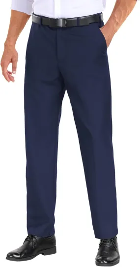 COOFANDY Mens Dress Pants Expandable Waist Wrinkle Free Suit Pants Flat Front Casual Dress Slacks