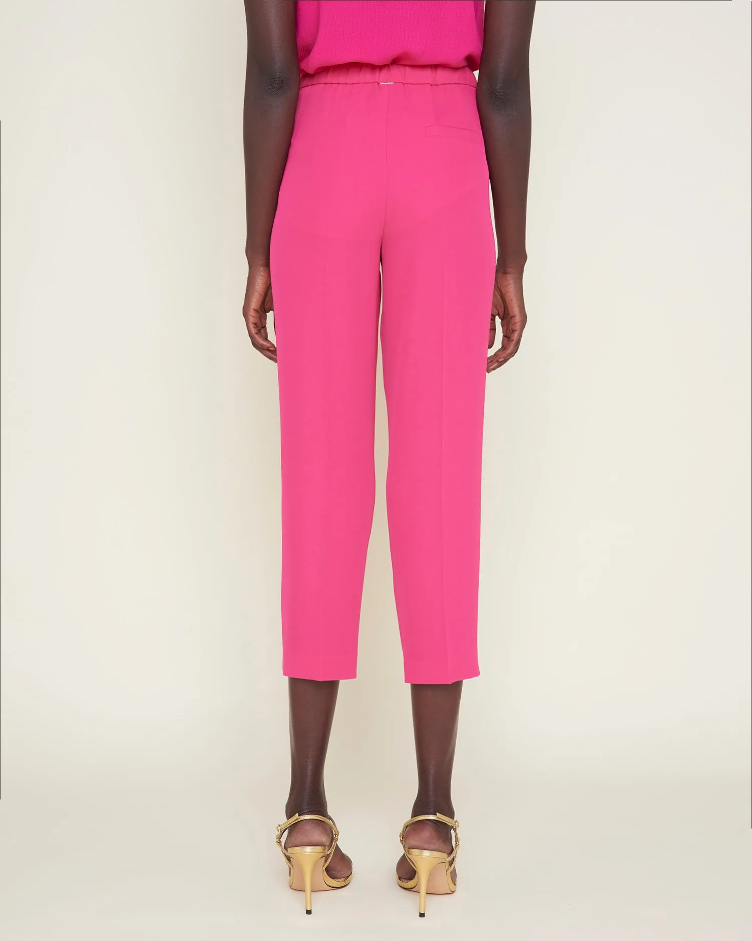 Cropped suit trousers