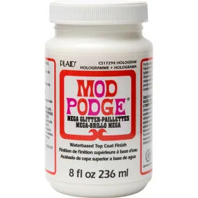 CS17249 Mod Podge Mega Glitter - Hologram, 8 oz.