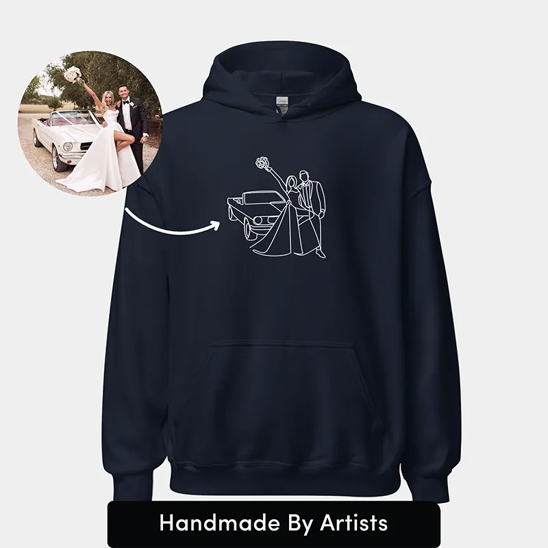 Custom Embroidered Sweatshirt and Hoodie - Ideal Couple's Gifts