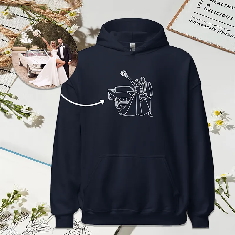 Custom Embroidered Sweatshirt and Hoodie - Ideal Couple's Gifts