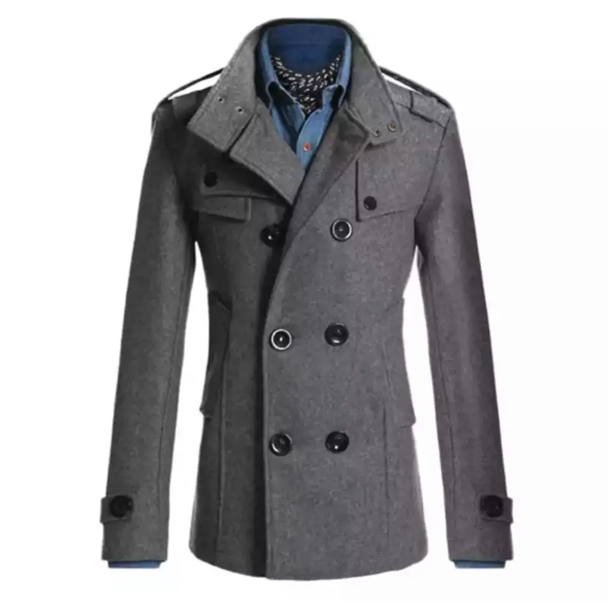 Double Breasted Casual Coats