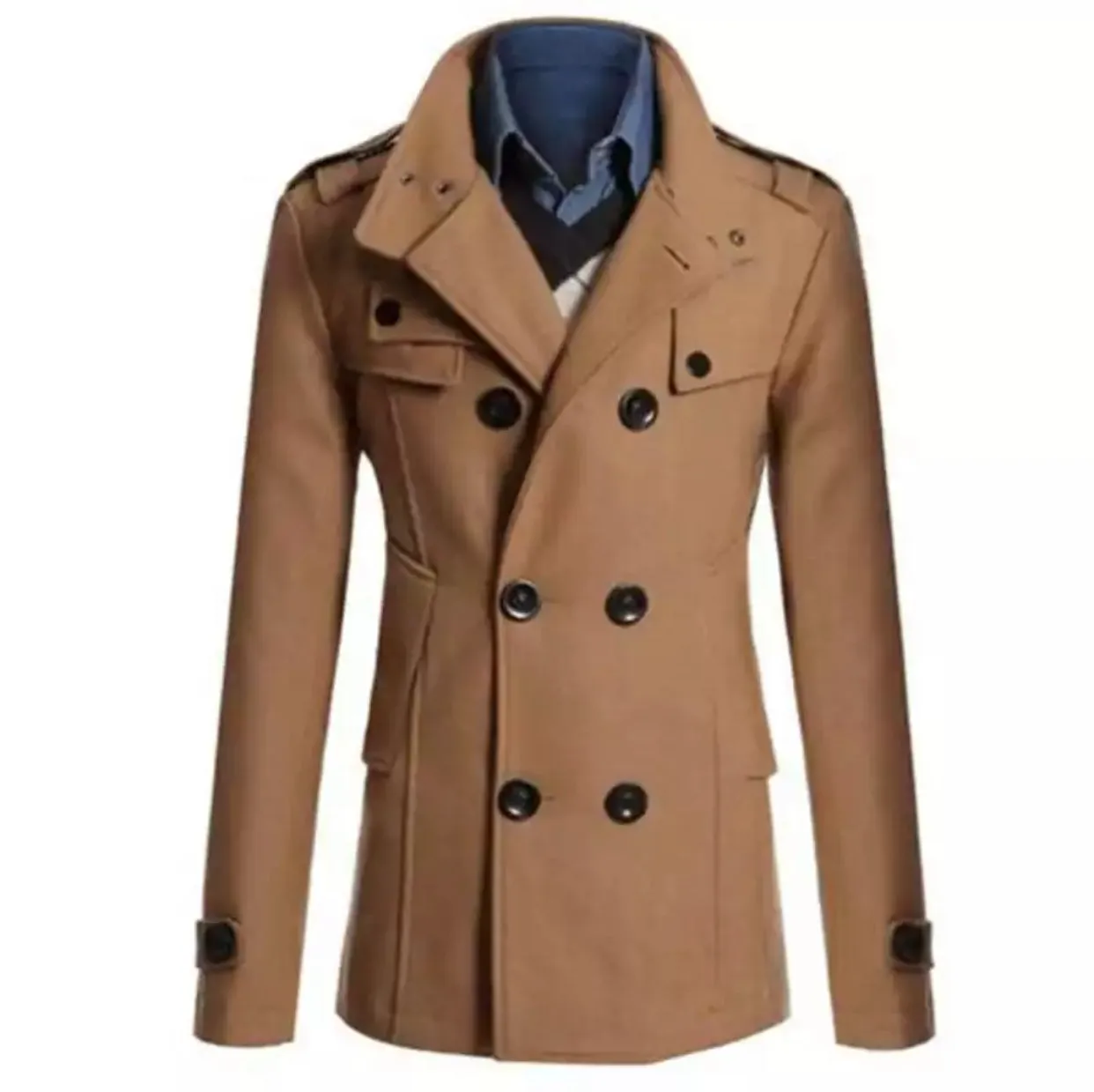 Double Breasted Casual Coats