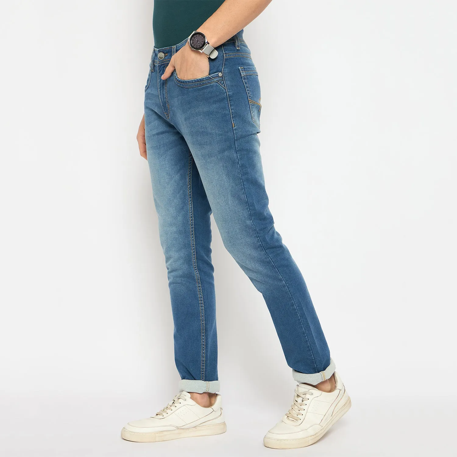 Duke Urban Men Slim Fit Stretchable Jeans (SDD5542)