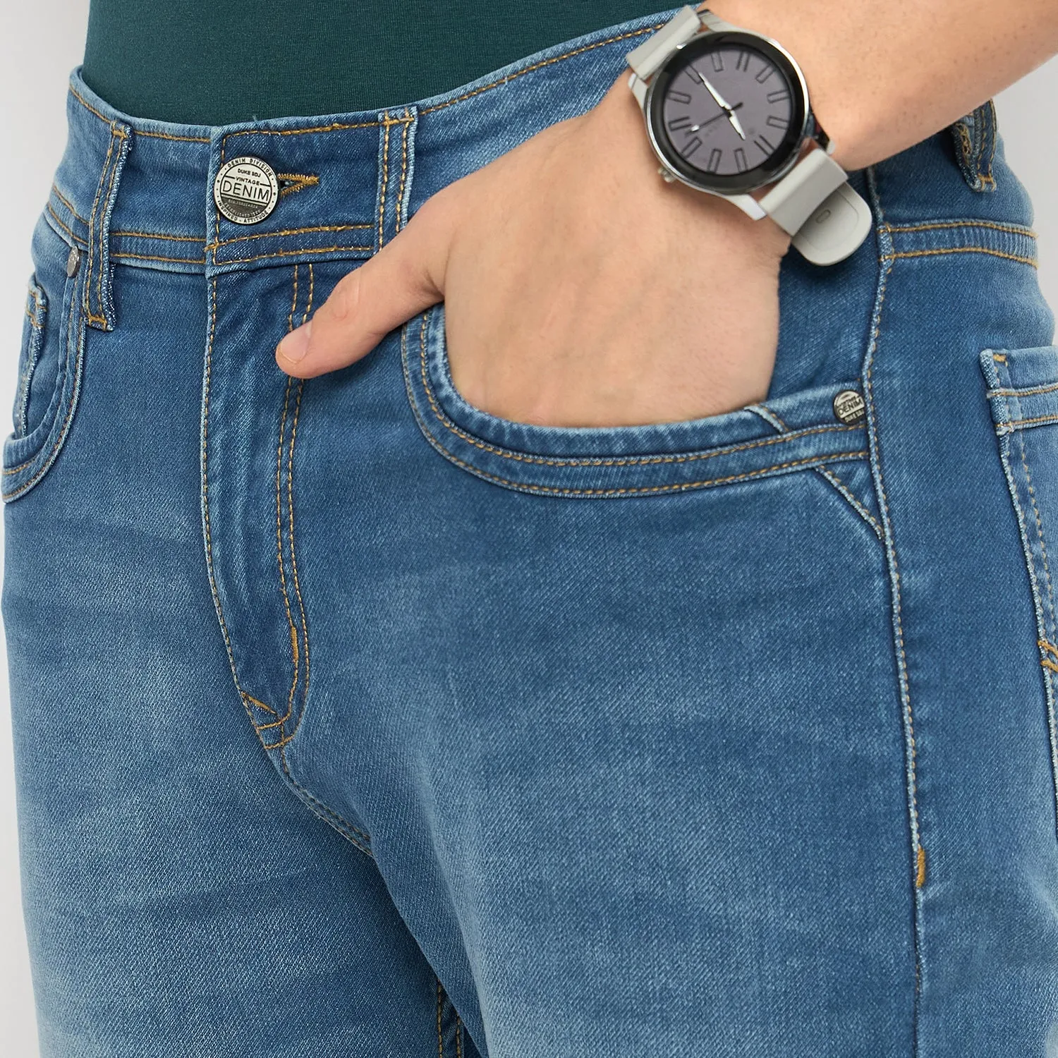 Duke Urban Men Slim Fit Stretchable Jeans (SDD5542)
