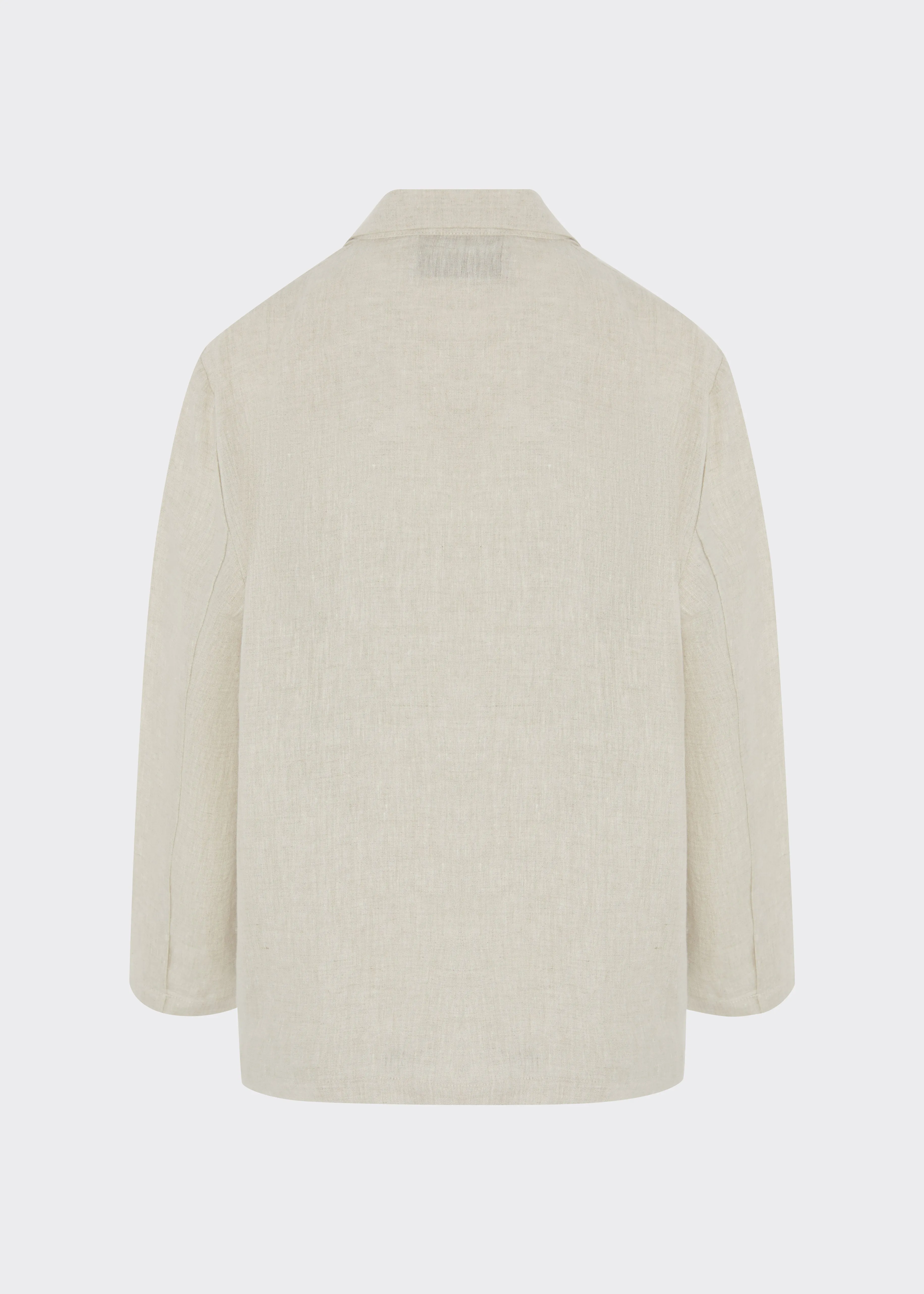 Ethically Made Beige Linen Suit Plain