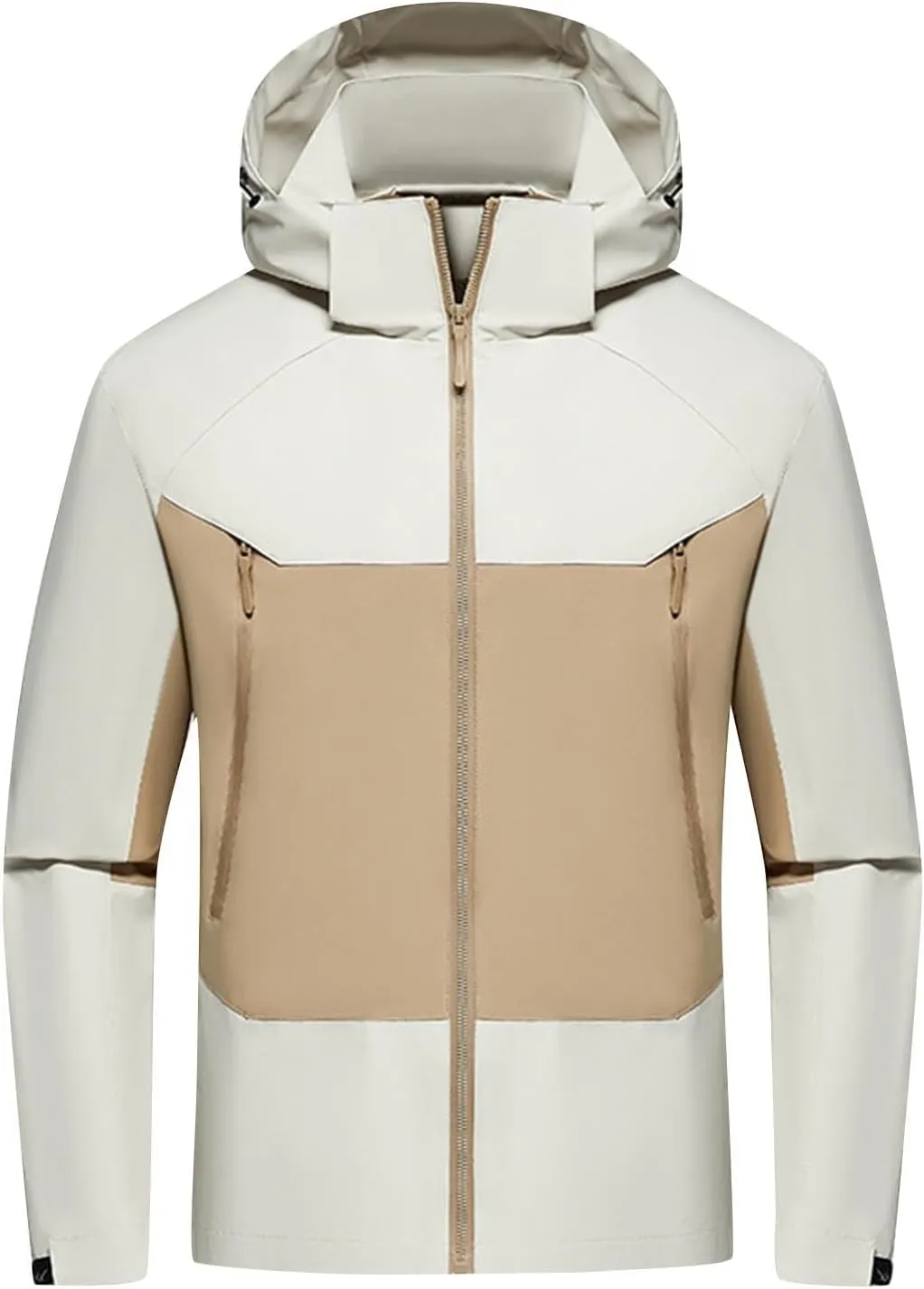 Finelylove Mens Rain Jacket Waterproof Snowboarding Softshell Windbreaker Hooded Ski Snow Coat Warm Fall Winter Coats