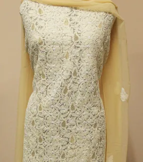 Halla Georgette Three Piece Suit Set