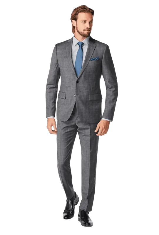 Harrogate Glen Check Charcoal Suit