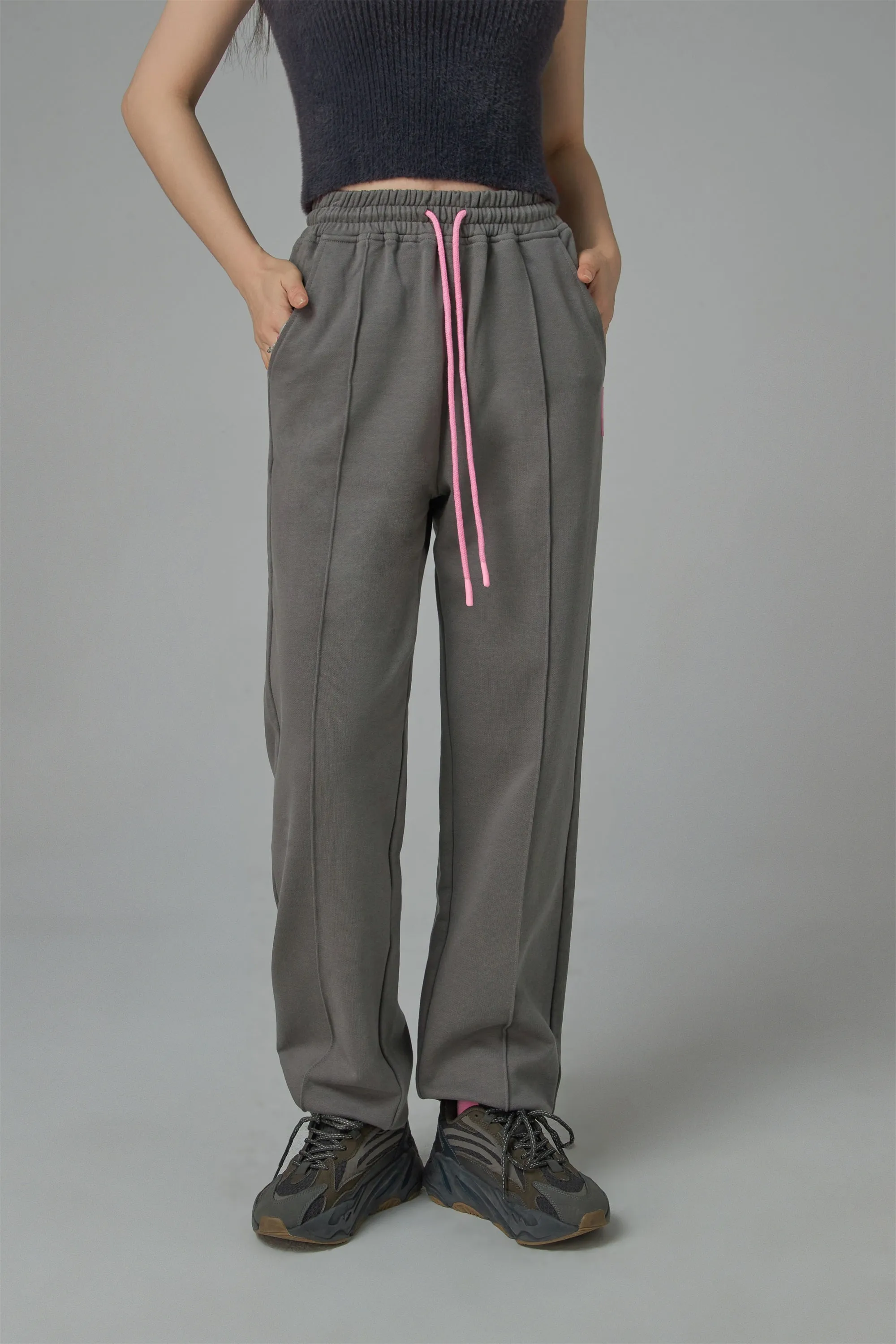 Hype Girl String Cotton Wide Pants
