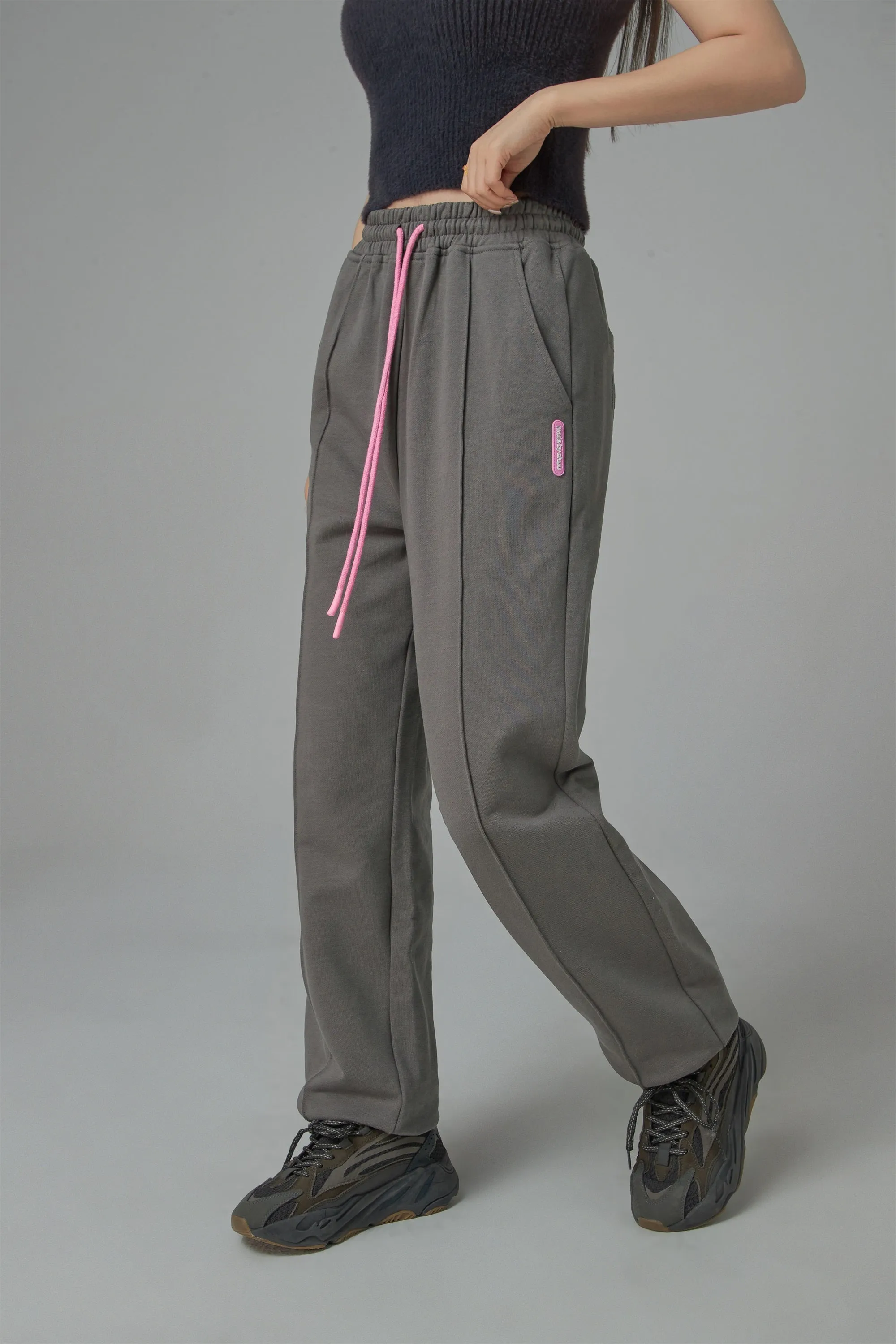 Hype Girl String Cotton Wide Pants