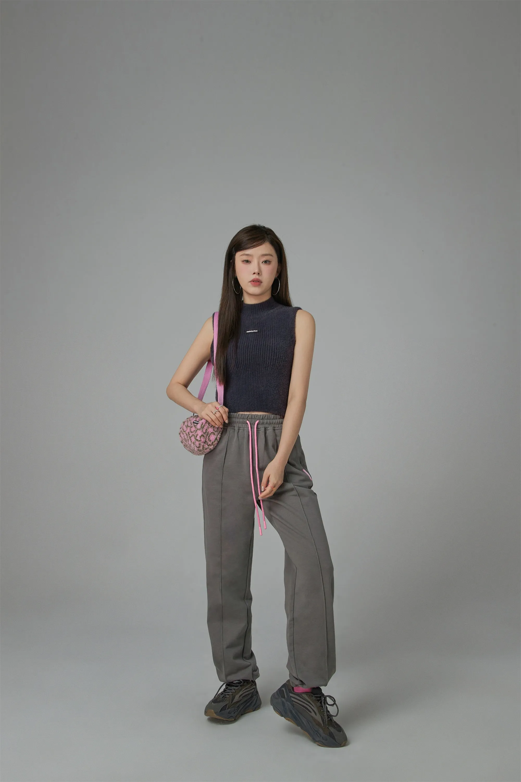 Hype Girl String Cotton Wide Pants