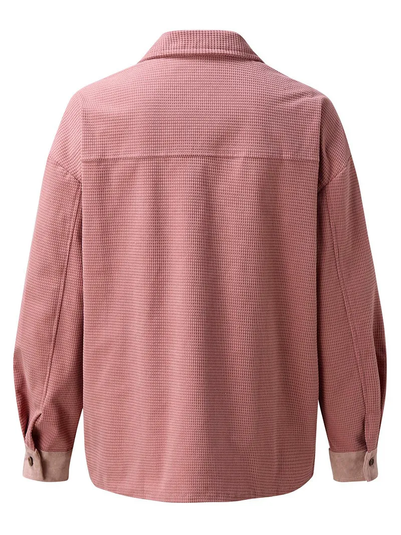 Lapel Single-row Long-sleeved Women's Jacket