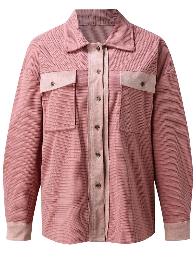 Lapel Single-row Long-sleeved Women's Jacket