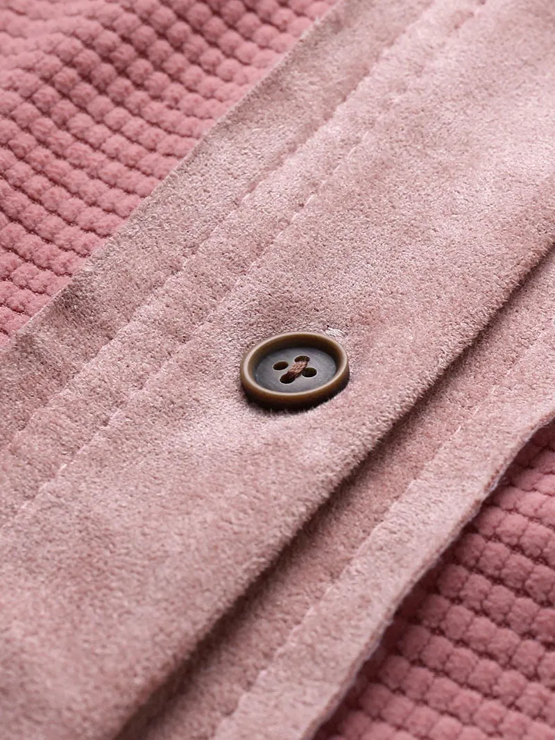 Lapel Single-row Long-sleeved Women's Jacket