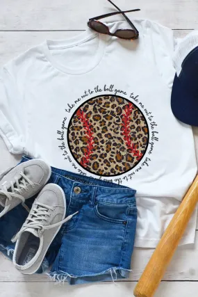 Leoprad Baseball Graphic Ball Lovers T Shirt