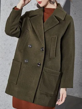 LILITH A PARIS Casual Women Woolen Coats