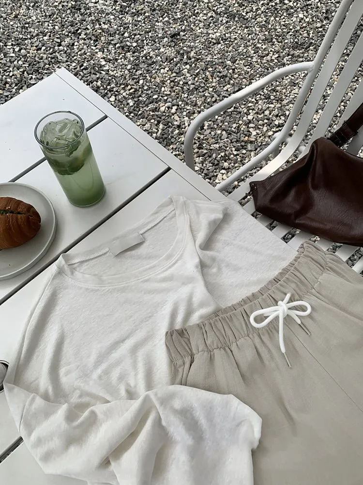 Linen shorts OR3291