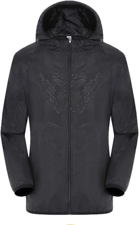 Men's Black Jacket Windbreaker Jacket Lightweight Water-Resistant Windbreakers Men. Flight Jacket, S-4XL