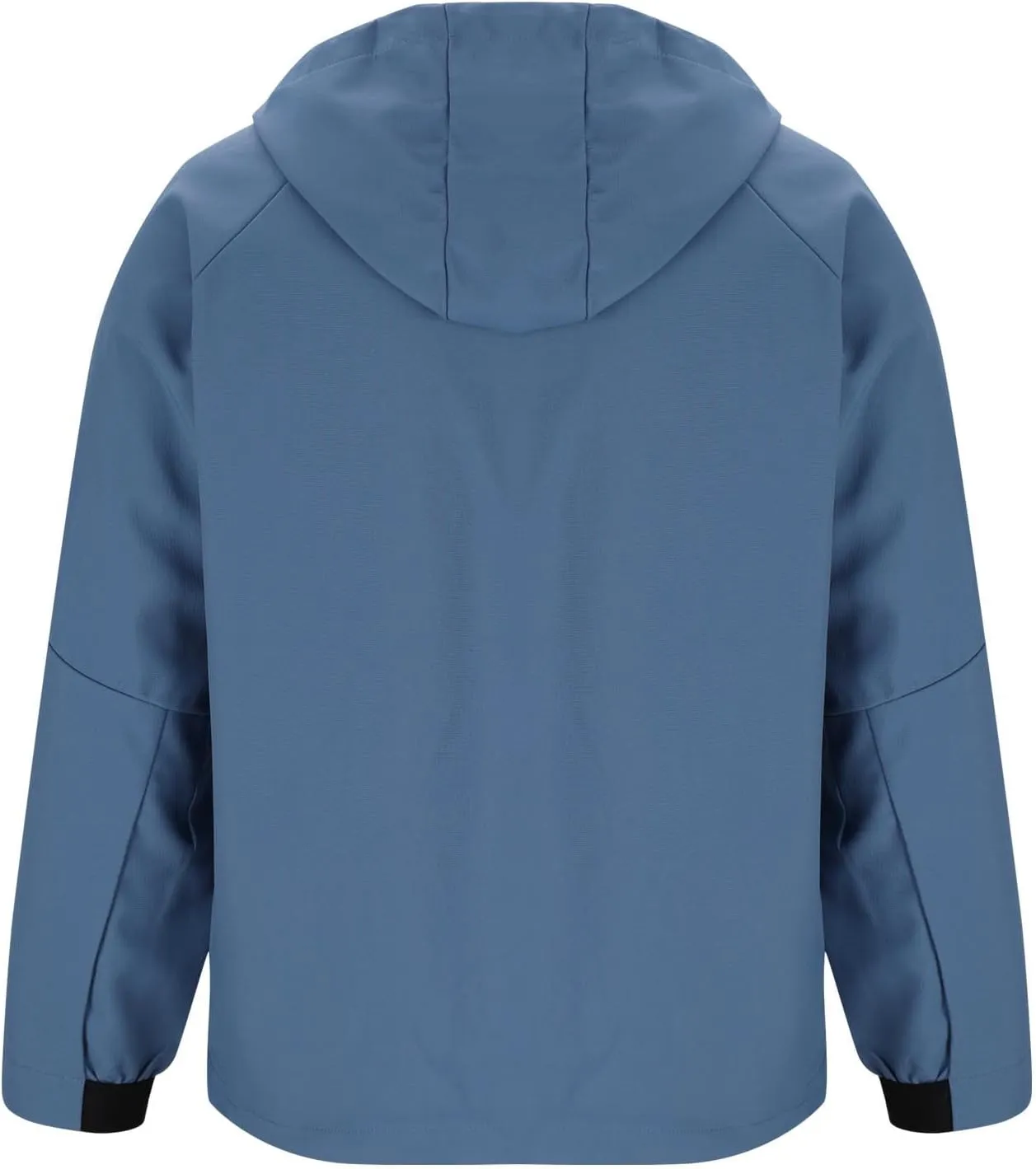 Men's Fashion Casual Solid Zipper Pockets Long Sleeve Hooded Casual Outwear,Adult Rain Coat,Big Tall Rain Poncho