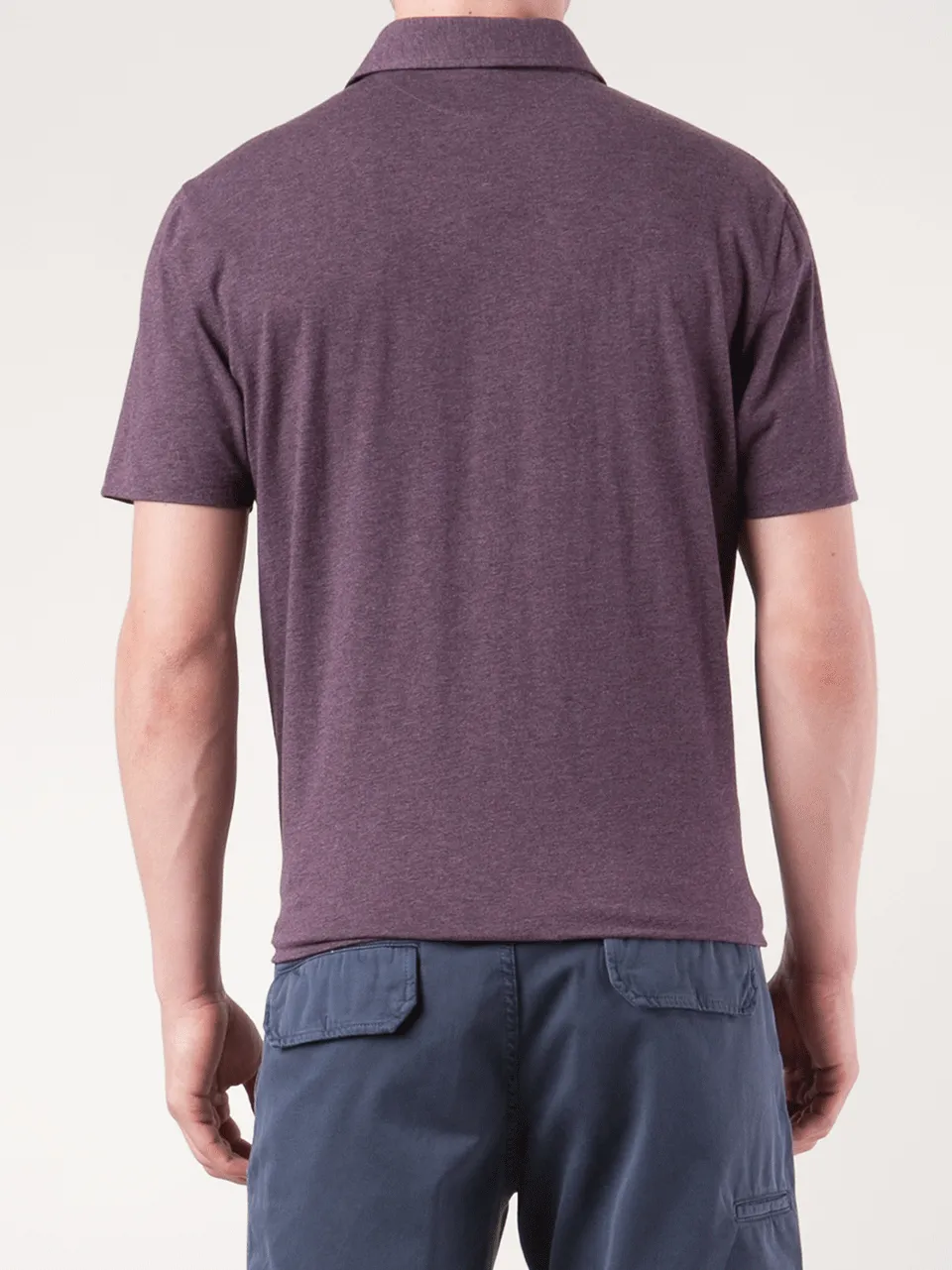 Men's Four Button Jersey Polo
