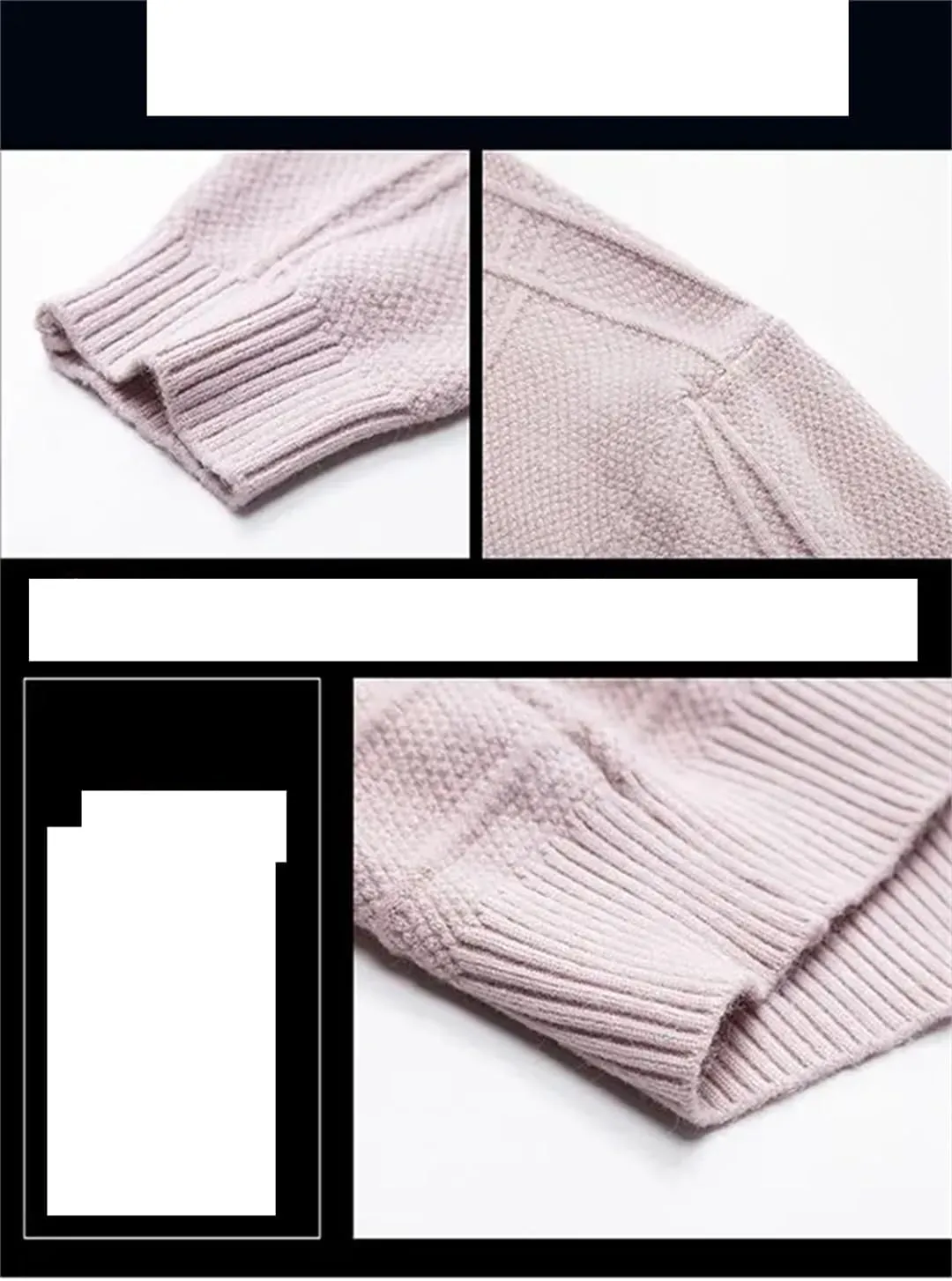 Men's Plaid Patchwork Knitted Pullover Sweater V-Neck Slim Long Sleeve Knit Jumpers Tops