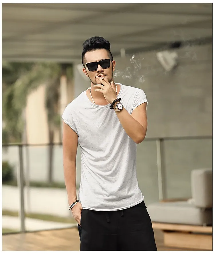 Men's Summer Fitness Sleeveless T-Shirt