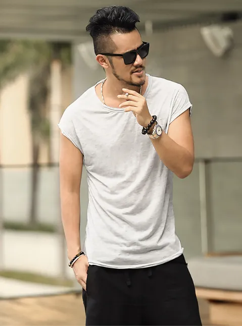 Men's Summer Fitness Sleeveless T-Shirt