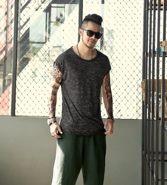 Men's Summer Fitness Sleeveless T-Shirt
