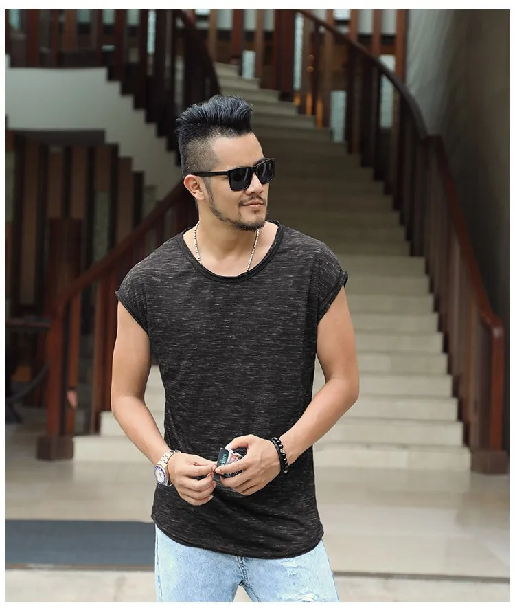 Men's Summer Fitness Sleeveless T-Shirt