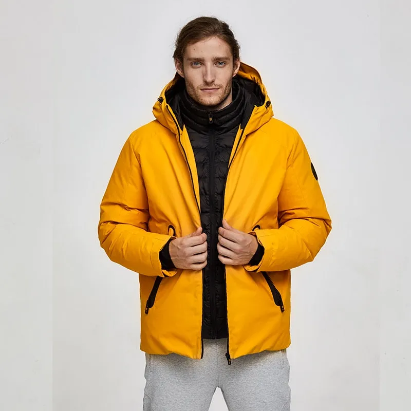 Men's Winter Waterproof Hooded Thick Coat